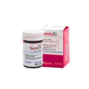 Family Dr Strip Cek Gula Darah isi 25 Strip