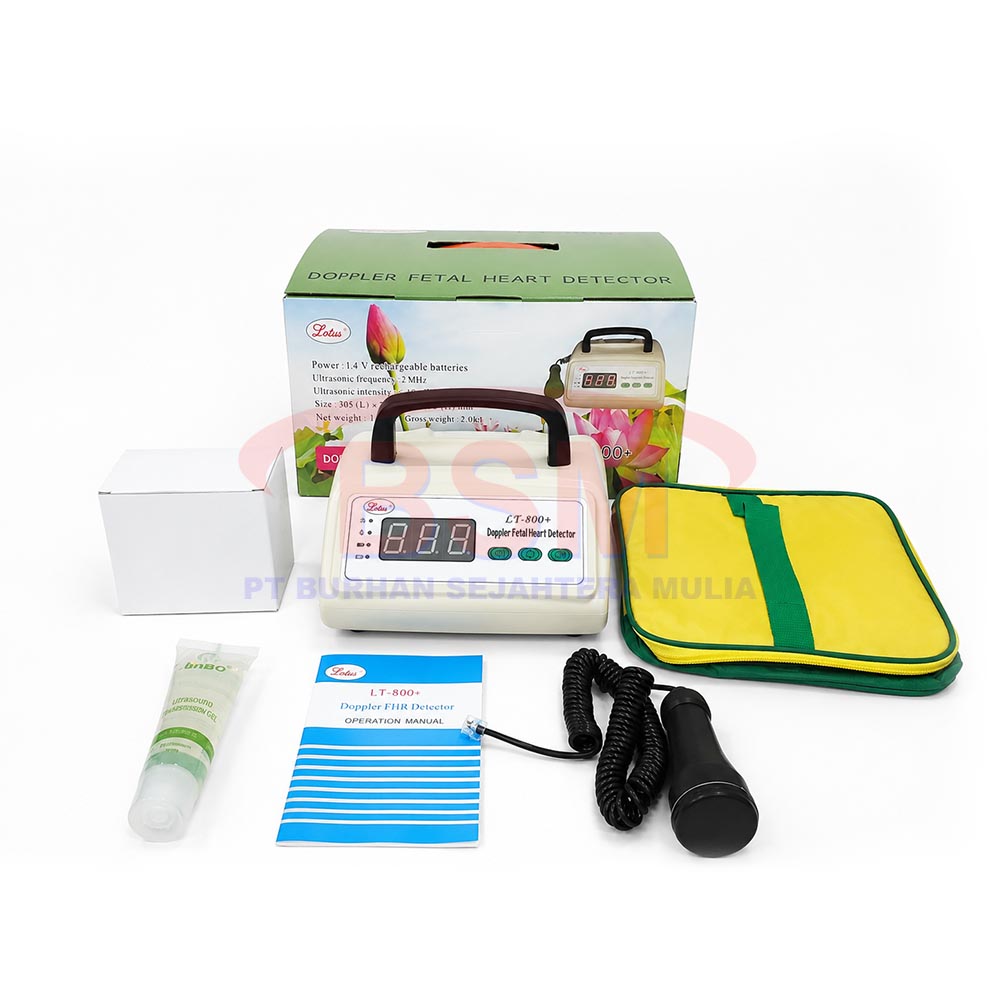 Fetal Doppler LOTUS LT 800++ | Alat Ukur Detak Jantung Janin With FHR Detector