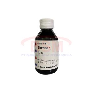 Giemsa Stain 100ml Indo Reagent – Reagen Pewarnaan Hematologi