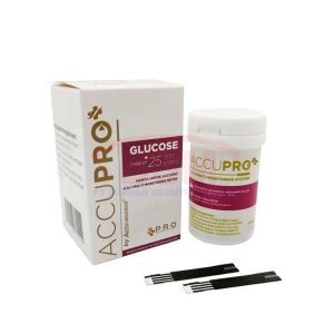 Strip ACCUPRO Gula Darah Glucose Strip 25 Test