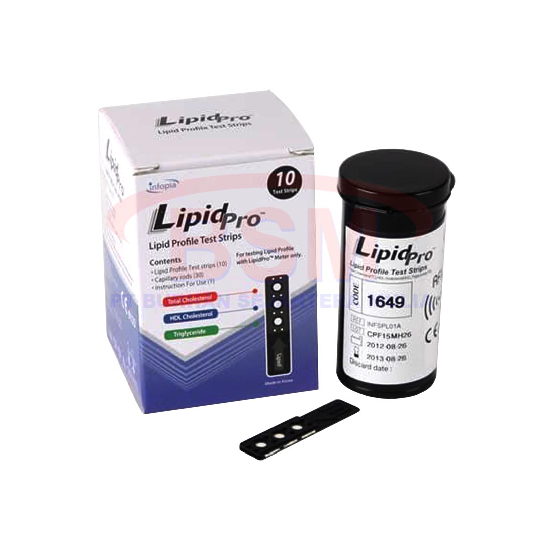 Strip Lipid Pro – Alat Tes Kadar Lipid Darah Akurat & Praktis di Rumah