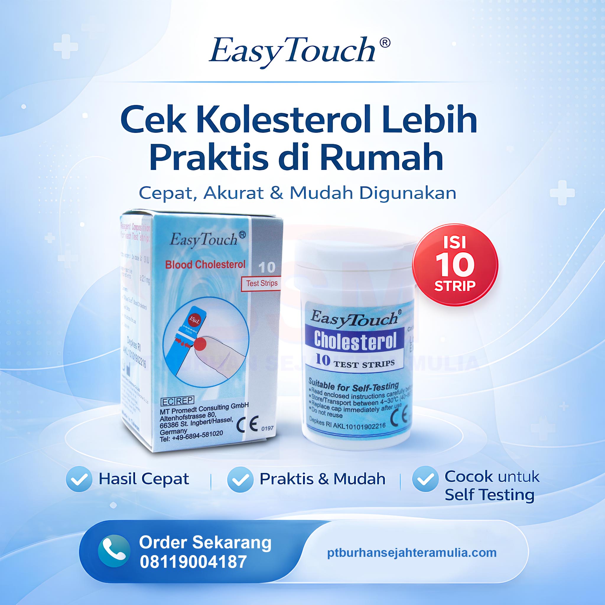 easy touch kolesterol 10T