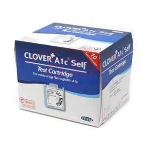 Clover A1c Self Test Cartridge 10 Test HbA1c