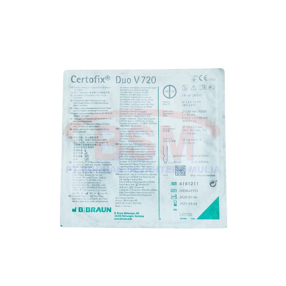 B. BRAUN 4161211 Certofix Duo V720
