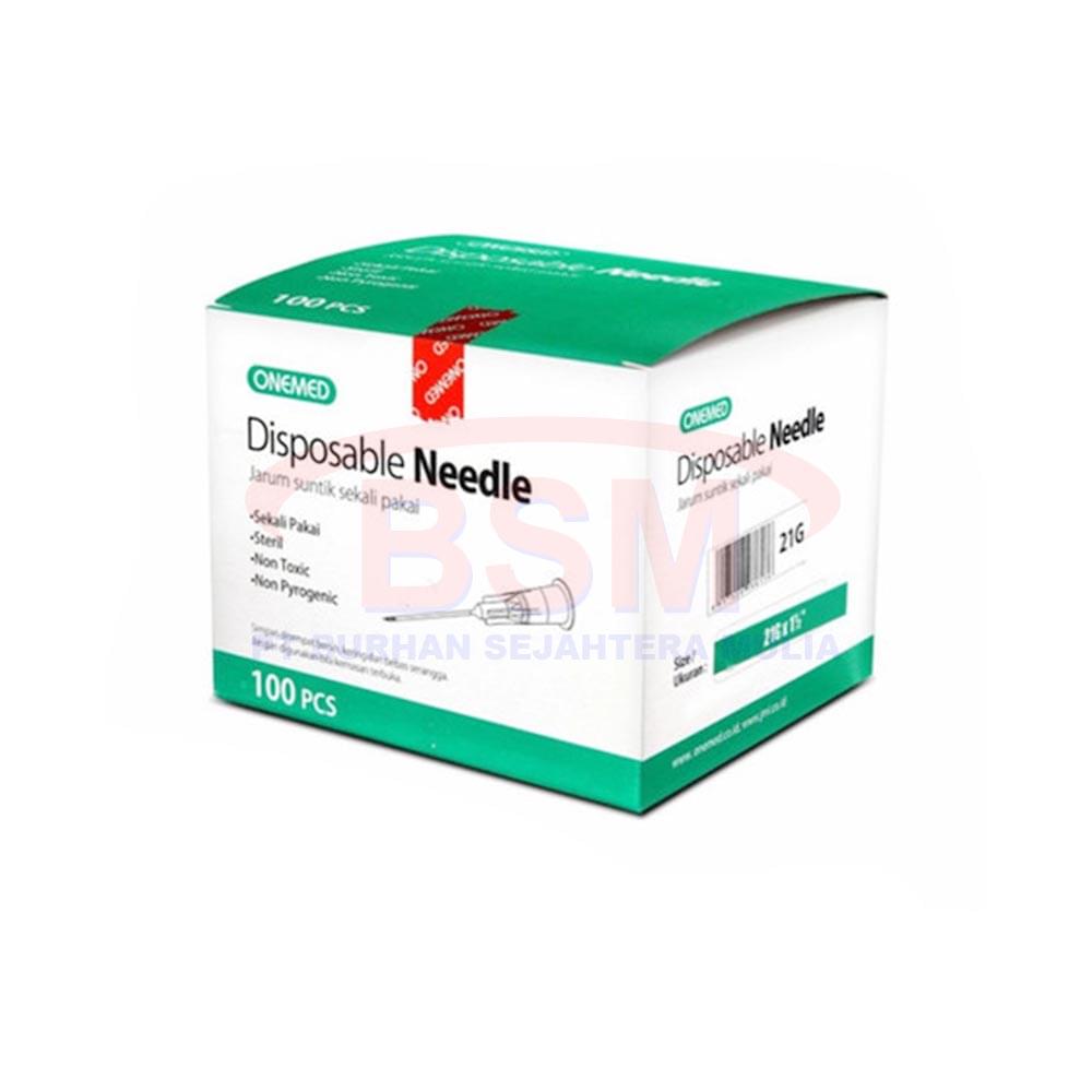 Jarum Suntik BD 21G 1.5 Inch Original – Disposable Needle (100pcs)